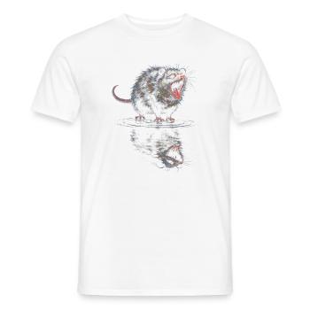 Wasserotter Brüller - Männer T-Shirt - Weiß - Vorne - AI Model Male 178 dark (178cm)
