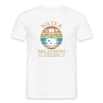 RPG fantastique de potions pour respiration aquatique - T-shirt homme - blanc - Devant - AI Model Male 178 dark (178cm)