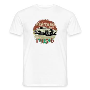 70e anniversaire - Classiques - Millésime depuis 06/1956 - T-shirt homme - blanc - Devant - AI Model Male 178 dark (178cm)