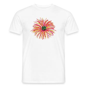Flower Flowers Garden Flora Nature - Men's T-Shirt - white - Front - AI Model Male 178 dark (178cm)