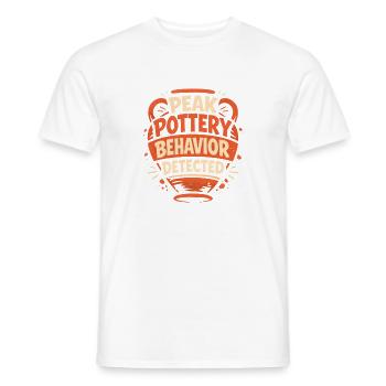 Maximaler Töpfermodus | Keramik - Männer T-Shirt - Weiß - Vorne - AI Model Male 178 dark (178cm)
