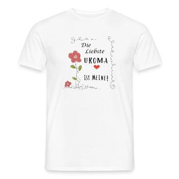 Uroma - Männer T-Shirt - Weiß - Vorne - AI Model Male 178 dark (178cm)