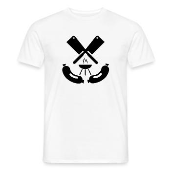 Griller - T-shirt homme - blanc - Devant - AI Model Male 178 dark (178cm)