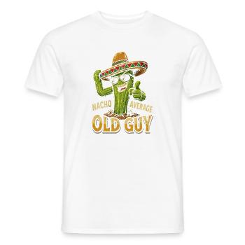 NichtDurchschnittlicher Kaktus Old Guy - Männer T-Shirt - Weiß - Vorne - AI Model Male 178 dark (178cm)