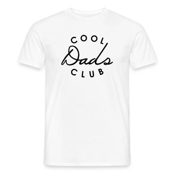 Cool Dads Club Vatertag Papa Geschenk - Männer T-Shirt - Weiß - Vorne - AI Model Male 178 dark (178cm)