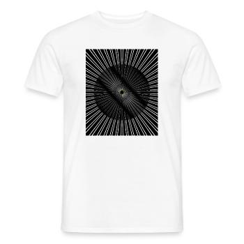 Radiale Augenspirale - Männer T-Shirt - Weiß - Vorne - AI Model Male 178 dark (178cm)