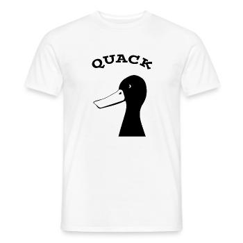 Duck - Men's T-Shirt - white - Front - AI Model Male 178 dark (178cm)