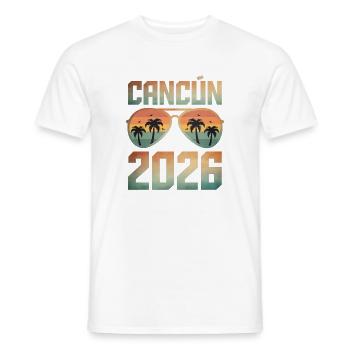 Cancun 2026 - Männer T-Shirt - Weiß - Vorne - AI Model Male 178 dark (178cm)