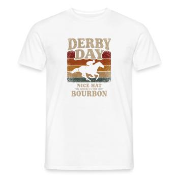 Derby Day Vintage Bourbon - Männer T-Shirt - Weiß - Vorne - AI Model Male 178 dark (178cm)
