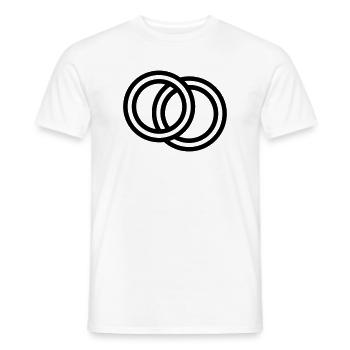 Verlobung - Männer T-Shirt - Weiß - Vorne - AI Model Male 178 dark (178cm)