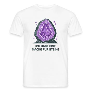 Geologe, Steine Sammeln, Hobby - Männer T-Shirt - Weiß - Vorne - AI Model Male 178 dark (178cm)
