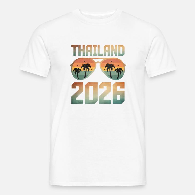 Thailand 2026 - Männer T-Shirt - Weiß