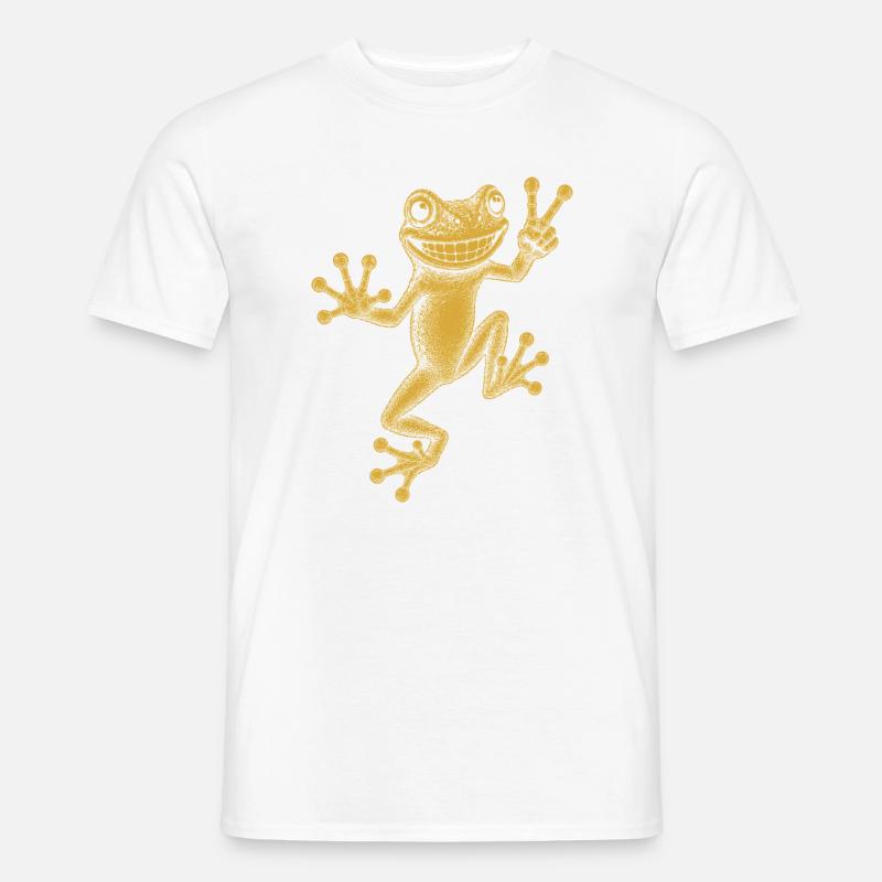 Laubfrosch - Männer T-Shirt - Weiß