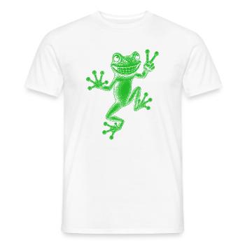 rainette - T-shirt homme - blanc - Devant - AI Model Male 178 dark (178cm)