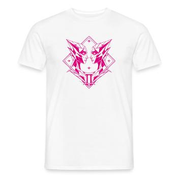 Gémeaux – Dualité et Équilibre - T-shirt homme - blanc - Devant - AI Model Male 178 dark (178cm)