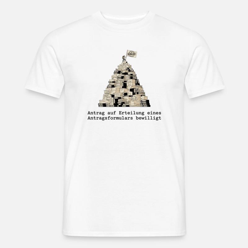 Demande de formulaire de demande - T-shirt homme - blanc