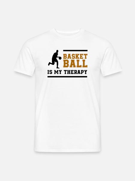 Basketball Retro Lettering - Men's T-Shirt - white