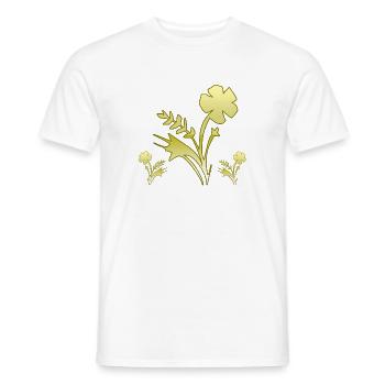 Fleur - T-shirt homme - blanc - Devant - AI Model Male 178 dark (178cm)