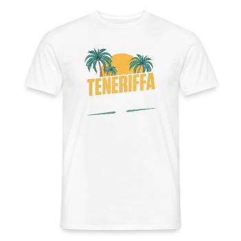 Teneriffa Party Crew - Männer T-Shirt - Weiß - Vorne - AI Model Male 178 dark (178cm)