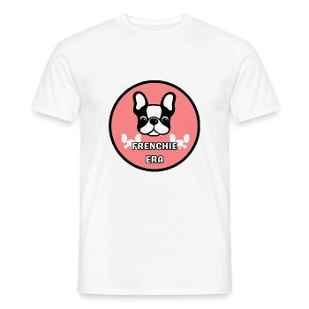 Frenchie Era - Men's T-Shirt - white - Front - AI Model Male 178 dark (178cm)