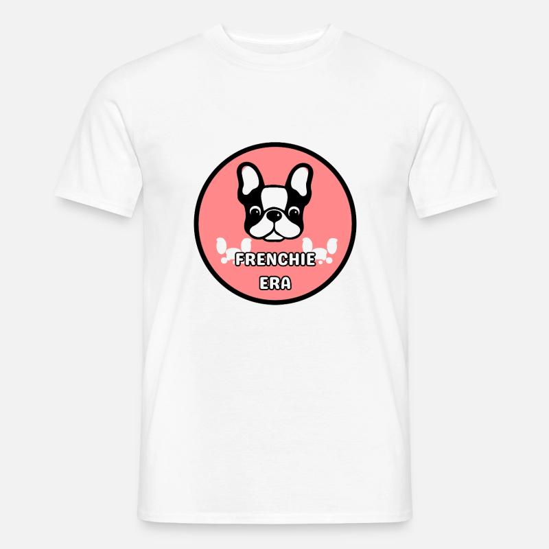 Frenchie-Ära - Männer T-Shirt - Weiß