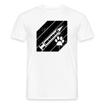 Spritze - Männer T-Shirt - Weiß - Vorne - AI Model Male 178 dark (178cm)