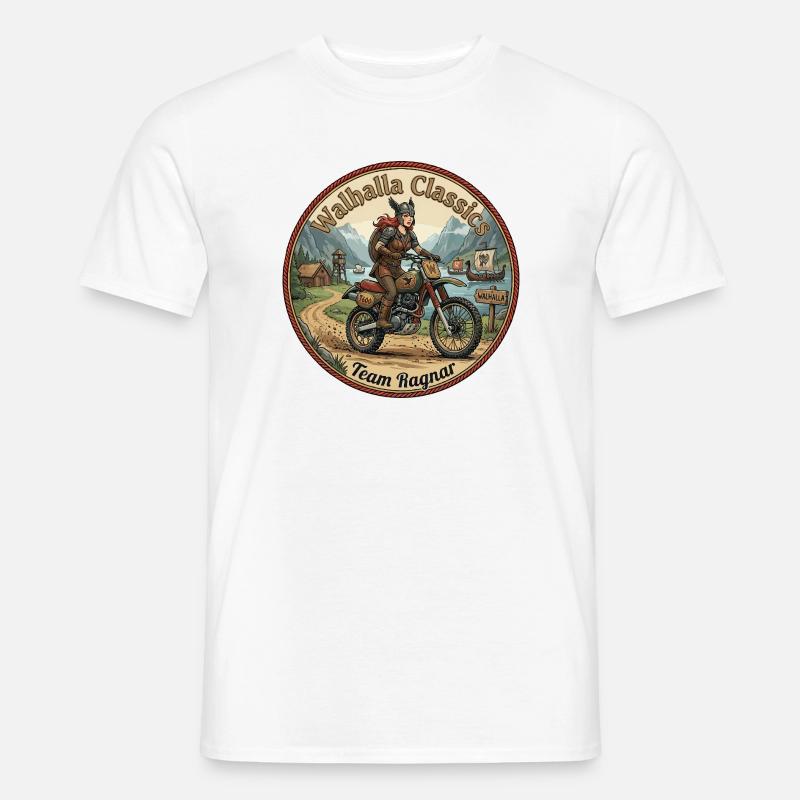Walhalla Classics - Team Ragnar - Männer T-Shirt - Weiß