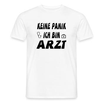 Arzt - Männer T-Shirt - Weiß - Vorne - AI Model Male 178 dark (178cm)