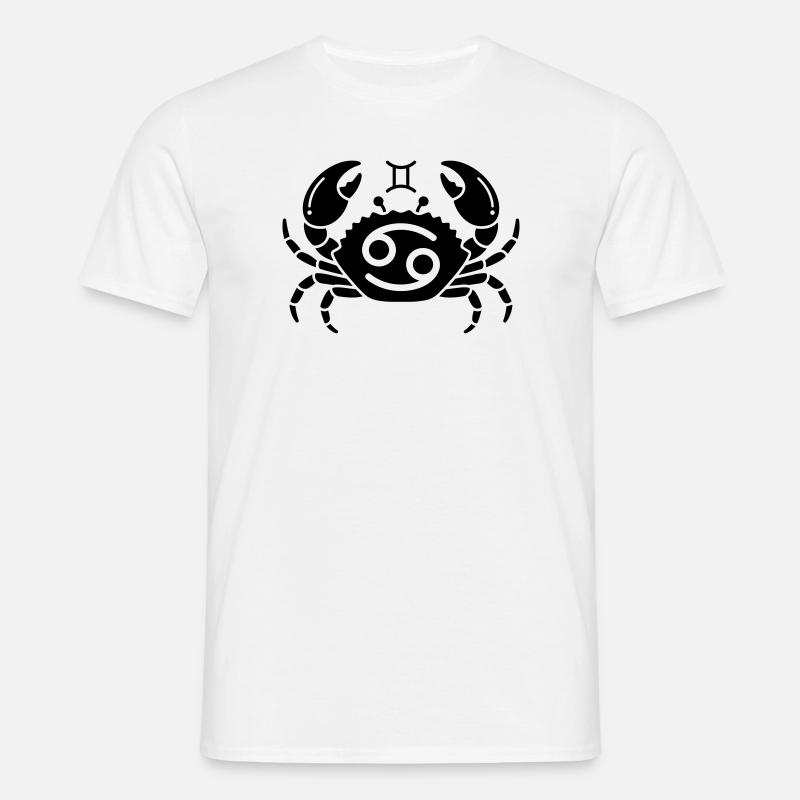 Sternbild Krabbe - Männer T-Shirt - Weiß