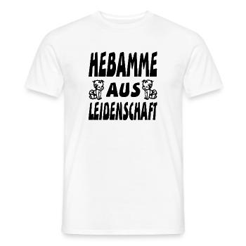 Hebamme - Männer T-Shirt - Weiß - Vorne - AI Model Male 178 dark (178cm)