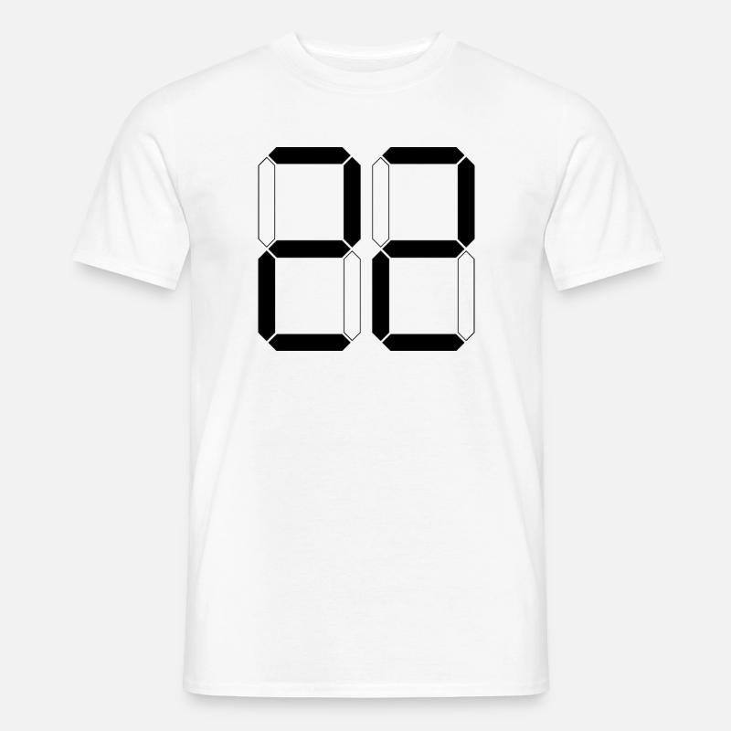 NUMBER 22 Twenty-Two Gift Digital - Men's T-Shirt - white