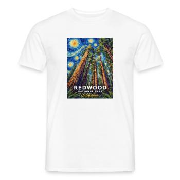 Redwood National Park Himmel California - Männer T-Shirt - Weiß - Vorne - AI Model Male 178 dark (178cm)