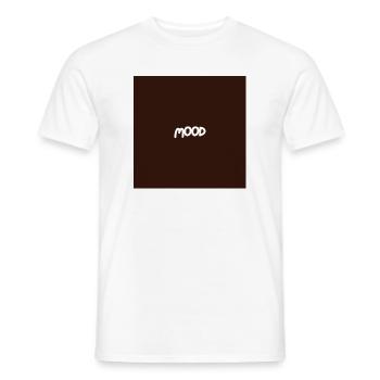 "MOOD" Graphic Tee Design - T-shirt homme - blanc - Devant - AI Model Male 178 dark (178cm)