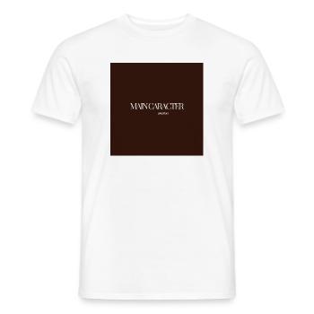 "CARACTER SOMETIMES" Grafik-T-Design - Männer T-Shirt - Weiß - Vorne - AI Model Male 178 dark (178cm)