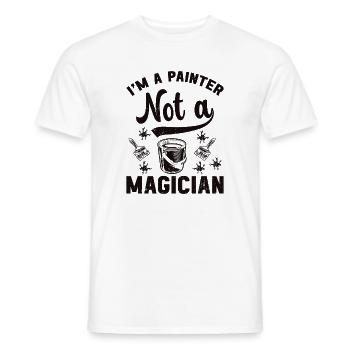 Funny Gifts for Home Painters Professional Painter Ideas - Men's T-Shirt - white - Front - AI Model Male 178 dark (178cm)