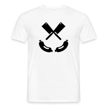 Boucher - T-shirt homme - blanc - Devant - AI Model Male 178 dark (178cm)