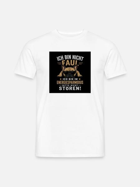 Ich bin im Energiesparmodus – Bitte nicht stören - Männer T-Shirt - Weiß