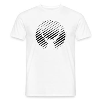 CERF - T-shirt homme - blanc - Devant - AI Model Male 178 dark (178cm)