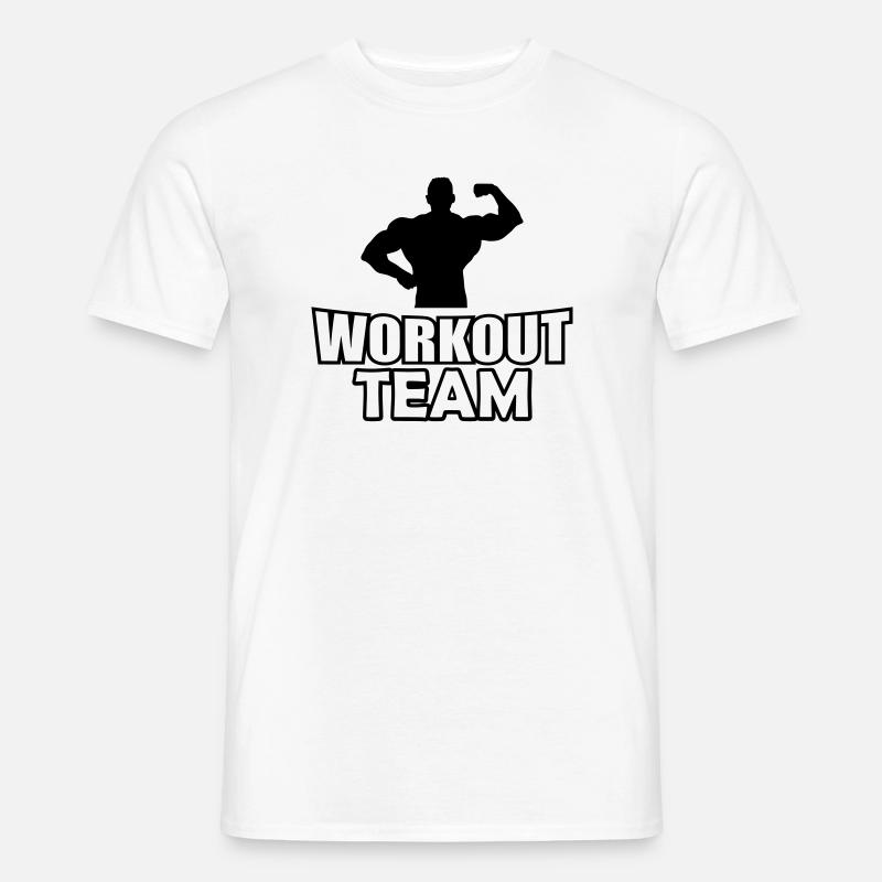 Workout Team - Men's T-shirt - white