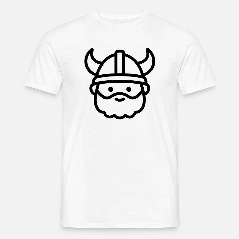 Wikinger - Männer T-Shirt - Weiß
