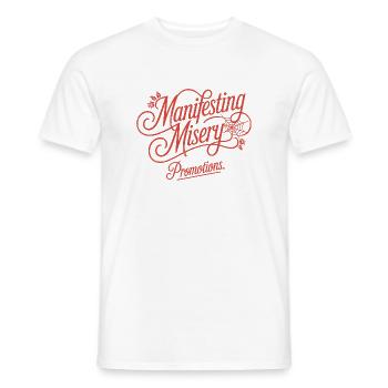 Manifester la misère et les promotions - T-shirt homme - blanc - Devant - AI Model Male 178 dark (178cm)