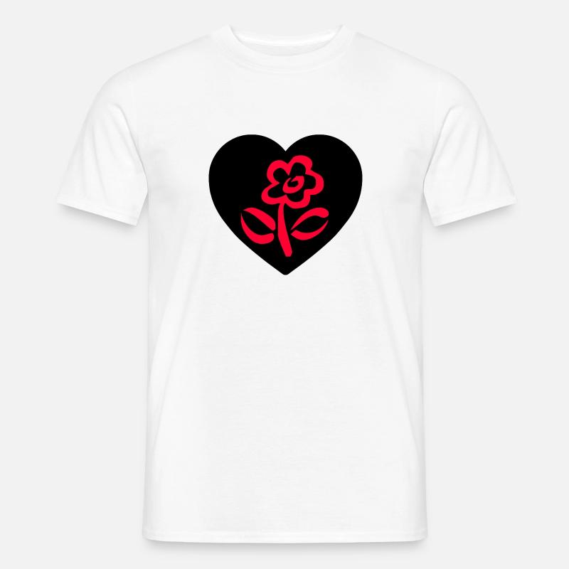 Blumen - Männer T-Shirt - Weiß