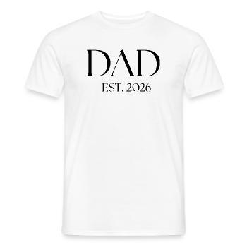 Dad soon - Männer T-Shirt - Weiß - Vorne - AI Model Male 178 dark (178cm)