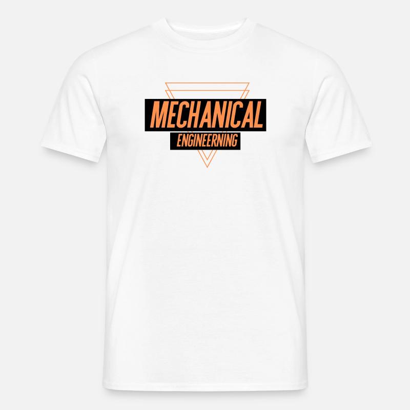 Mechanical Engineering  - Men’s T-shirt - white