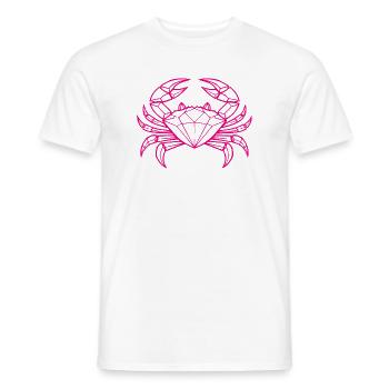 Cancer – Protection et force - T-shirt homme - blanc - Devant - AI Model Male 178 dark (178cm)