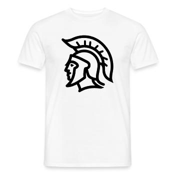 spartan - T-shirt homme - blanc - Devant - AI Model Male 178 dark (178cm)