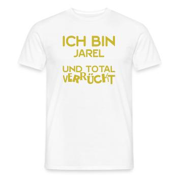 Jarel - Männer T-Shirt - Weiß - Vorne - AI Model Male 178 dark (178cm)