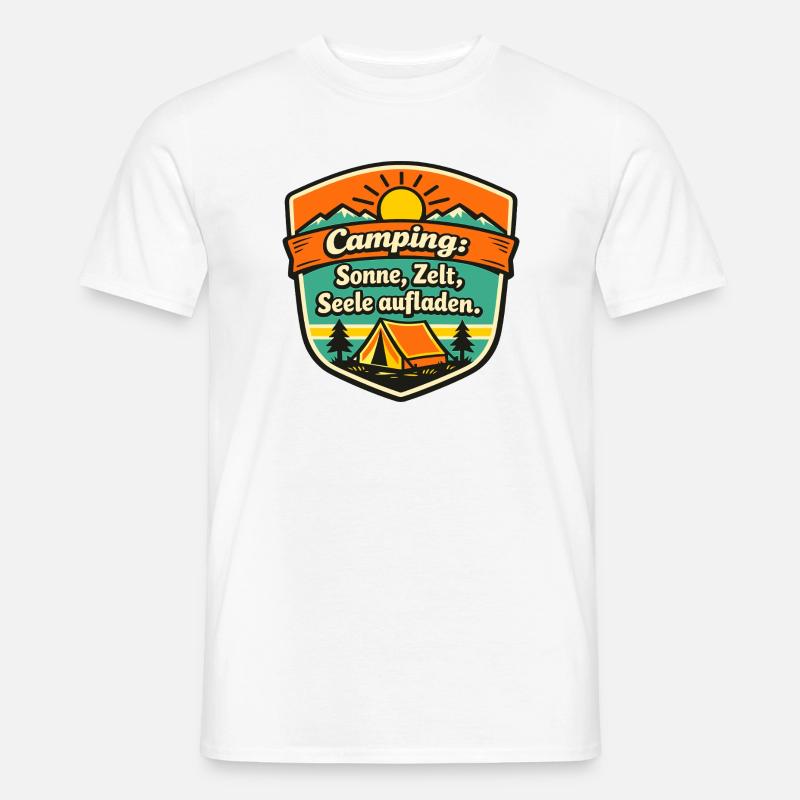 Camper - Männer T-Shirt - Weiß