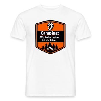 Camping-car pour camping-car heartbeat - T-shirt homme - blanc - Devant - AI Model Male 178 dark (178cm)
