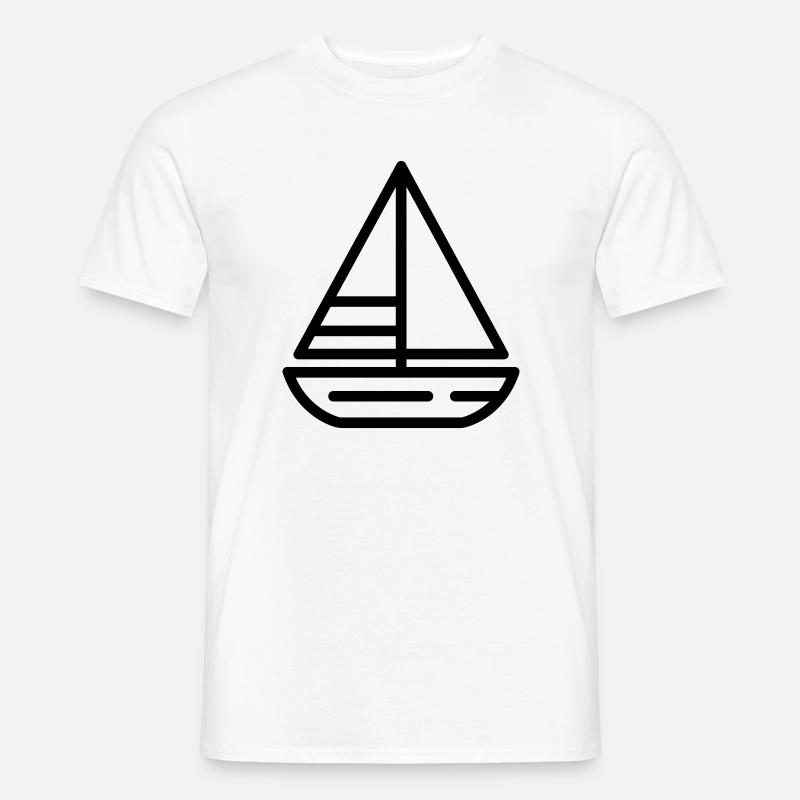 sailing ship - Men’s T-shirt - white